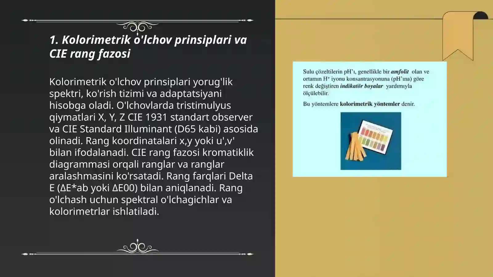 Kolorimetrik Tadqiqotlar 3