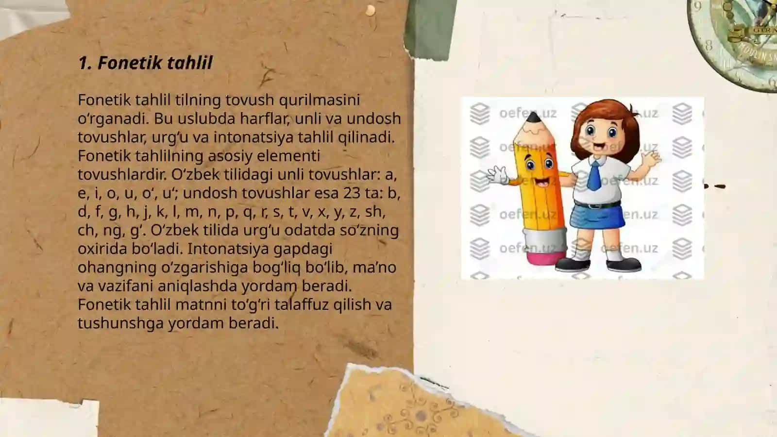 Oʻrganilayotgan tilda talaffuz turlari 3