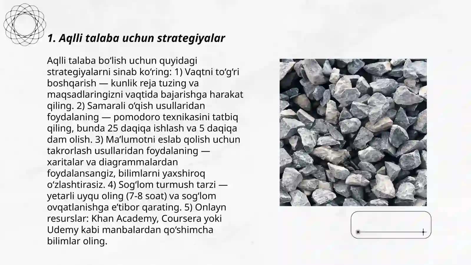 Aqlli talaba uchun strategiyalar 3