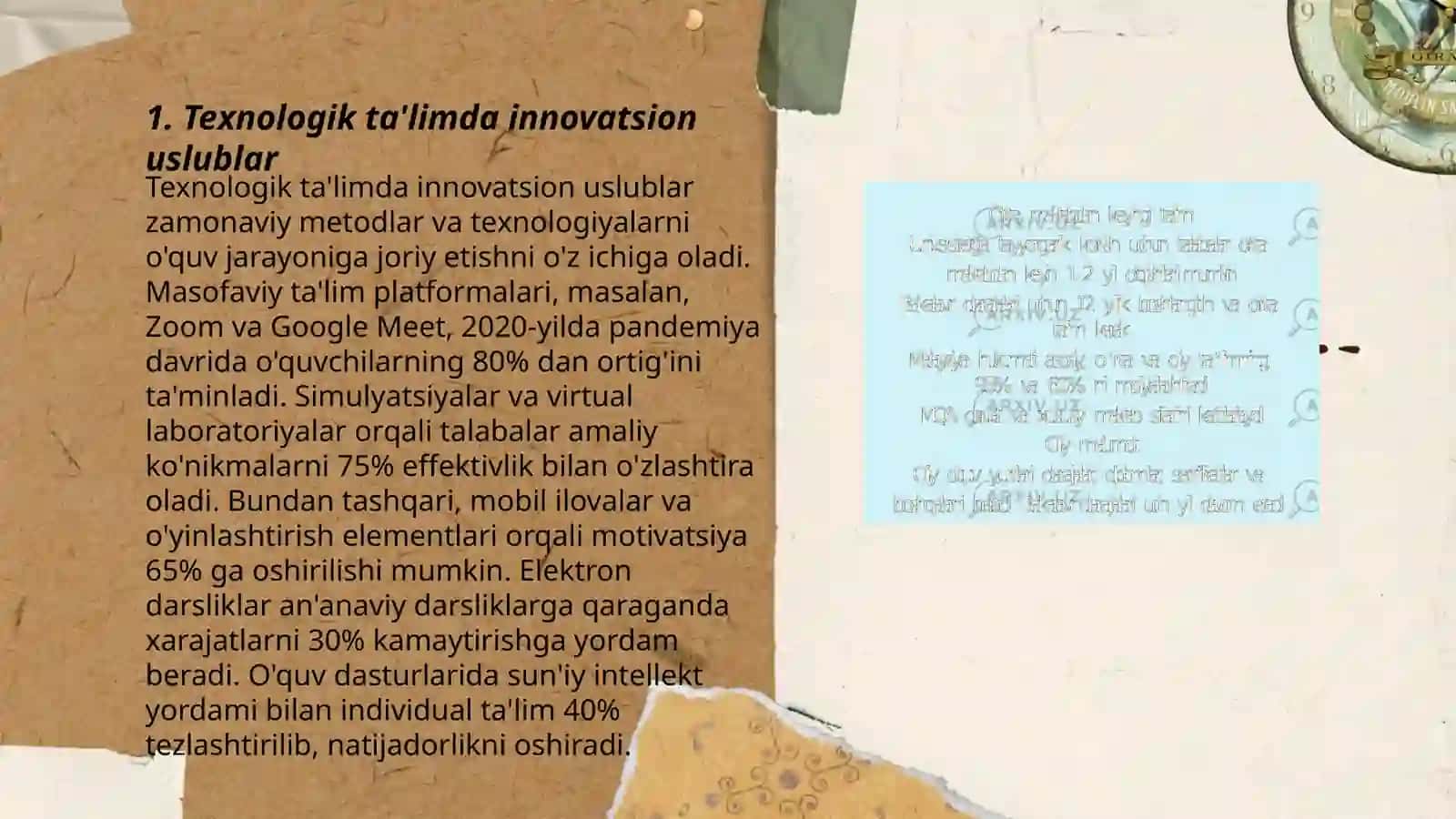 Texnologik ta'limda innovatsion uslublar 3