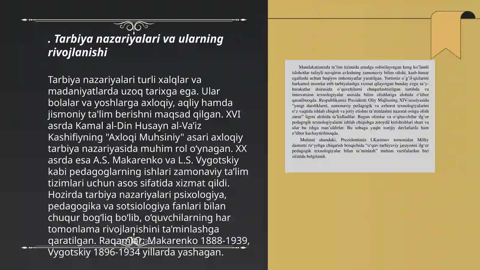 Tarbiya nazariyalari va ularning rivojlanishi 3