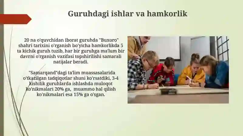 Oʻquvchilar faoliyatini faollashtirish 3