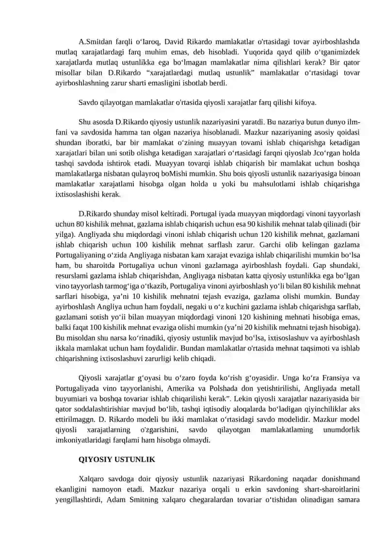 Mutloq ustunlik nazariyasi 3