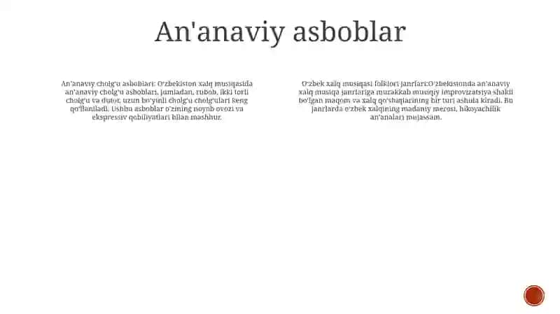 O’Zbek Xalq Musiqiy Folklori Janrlari 3