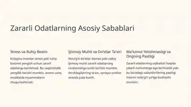 Zararli Odatlardan Saqlanish va Oldini Olish Usullari 3
