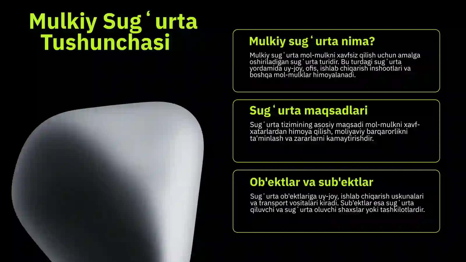 Mulkiy sugʻurta 3