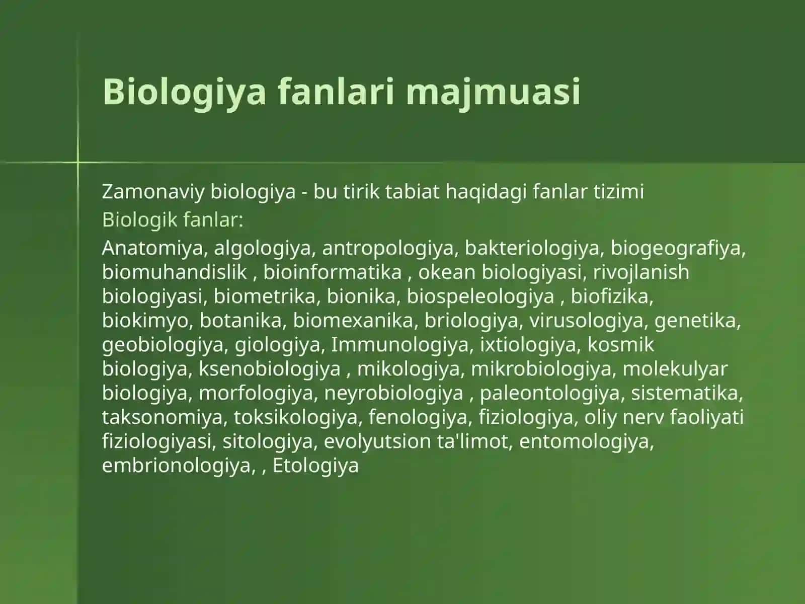 Tibbiy biologiya(fanga kirish) 3