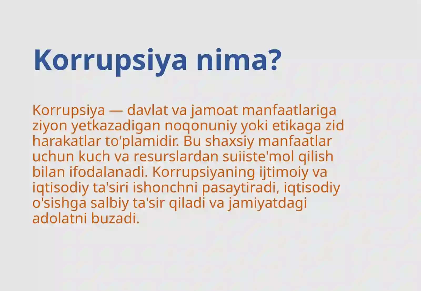 Korrupsiya:uning tarixiy ildizlari. Korrupsiyaga qarshi kurash usullari 3