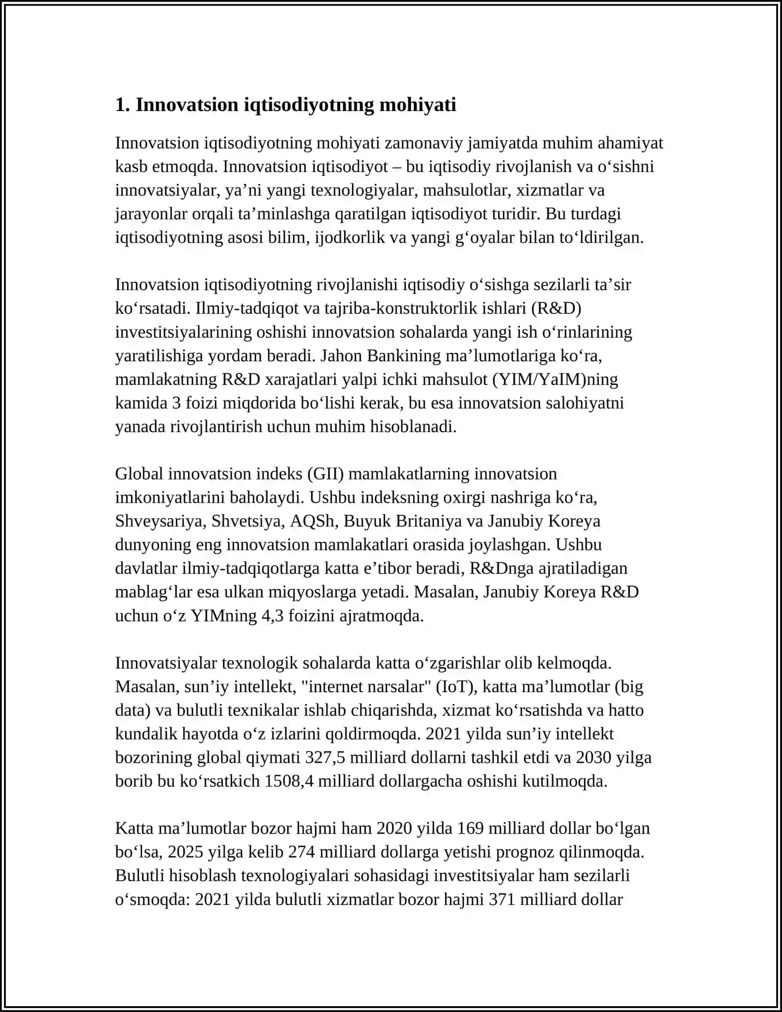 INNOVATSION IQTISODIYOT 3