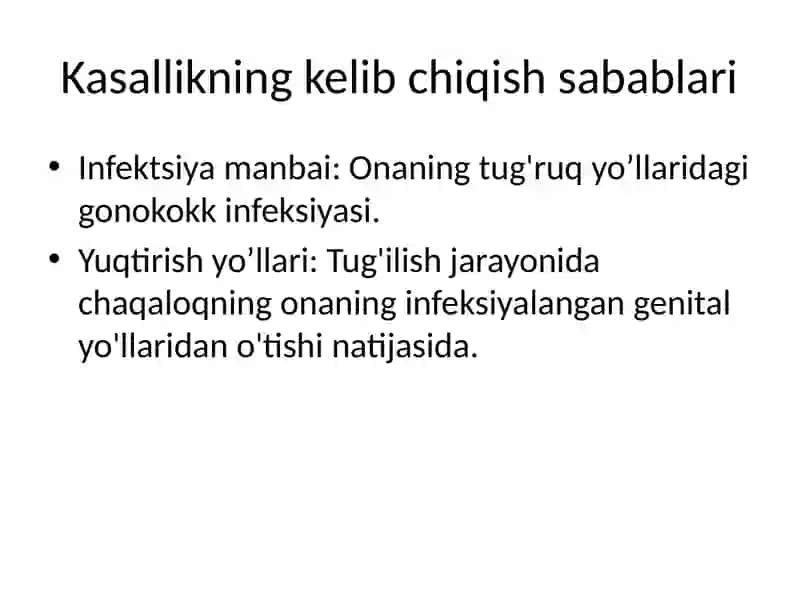 Gonoblenoreya va uning profilaktikasi 3