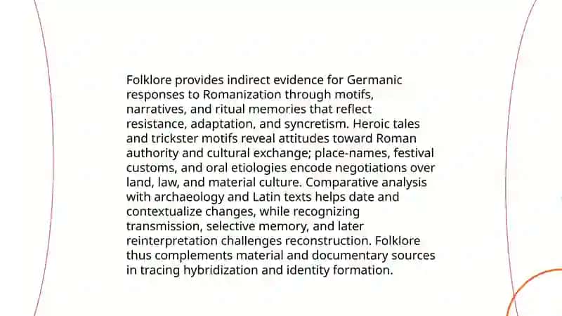 The role of folklore in Roman-Germanic studies 3
