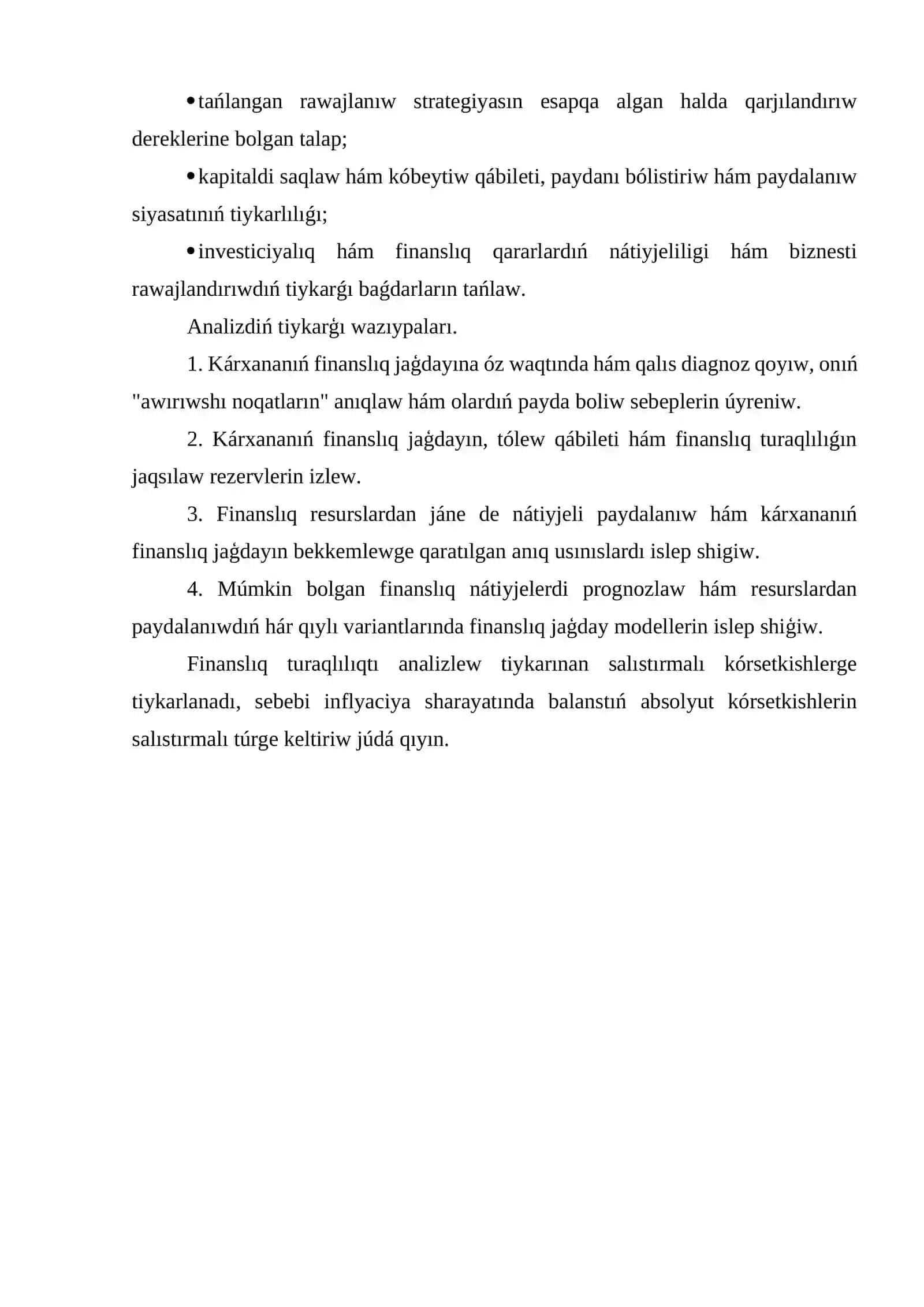 Ekonomikalıq analiz basqıshları 3