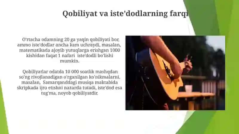 Qobliyat va iqtidor 3