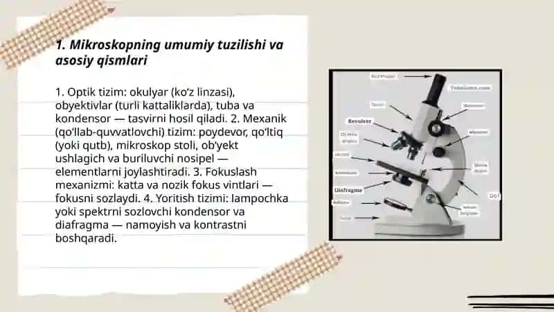 Mikroskopning tuzilishi 3
