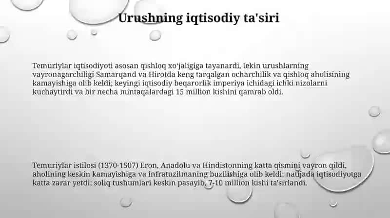 Temuriylar davri iqtisodiy qarashlar 3