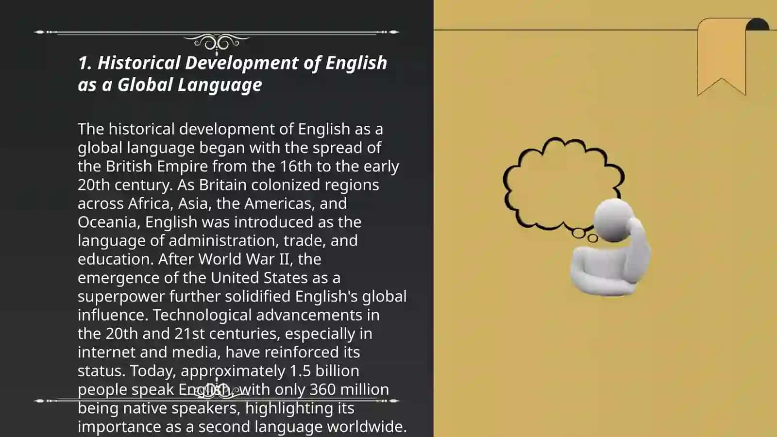 English is a global language in the world 3