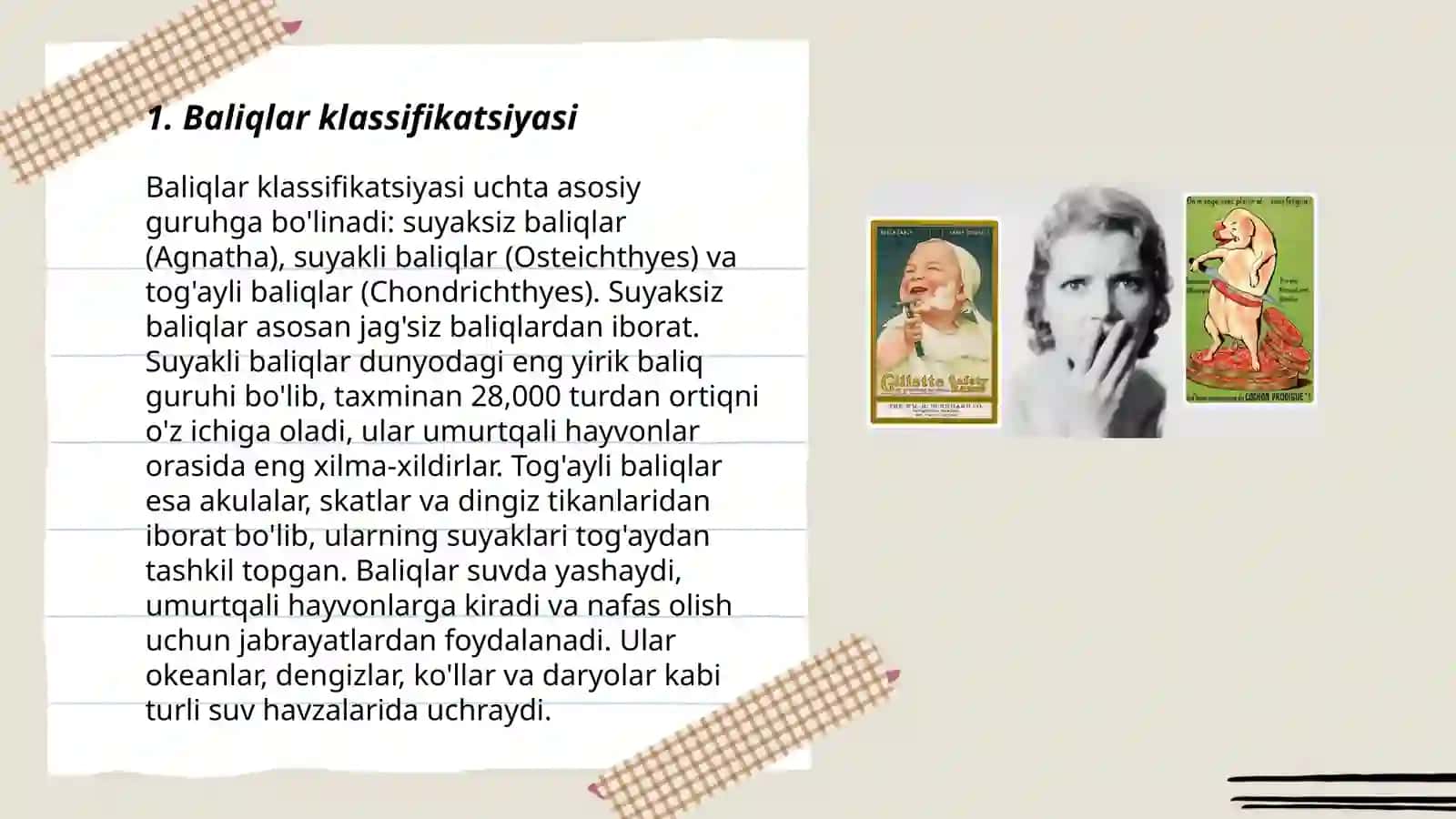 Baliqlar katta sinfining zamonaviy sistematikasi 3