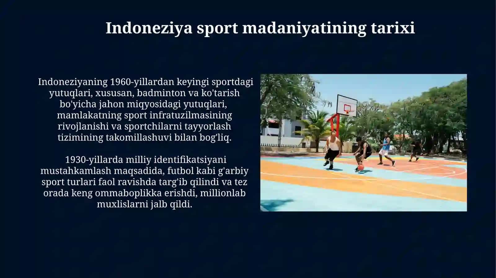 Indoneziyada sport madaniyati 3