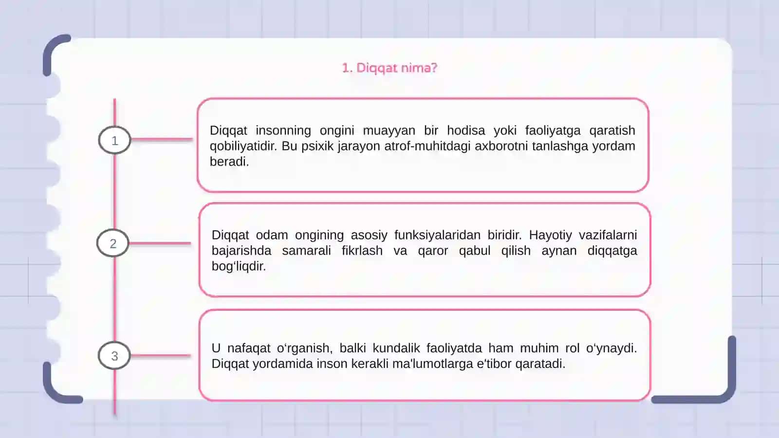 Diqqat haqida tushuncha 3