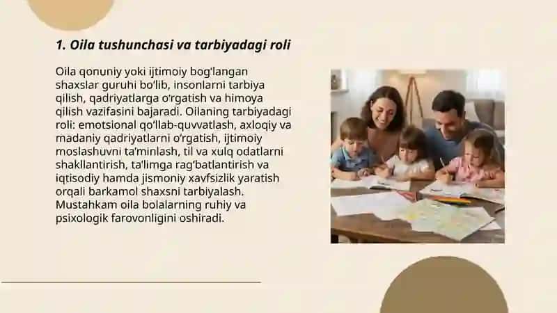 Oila tarbiyasi asoslari 3