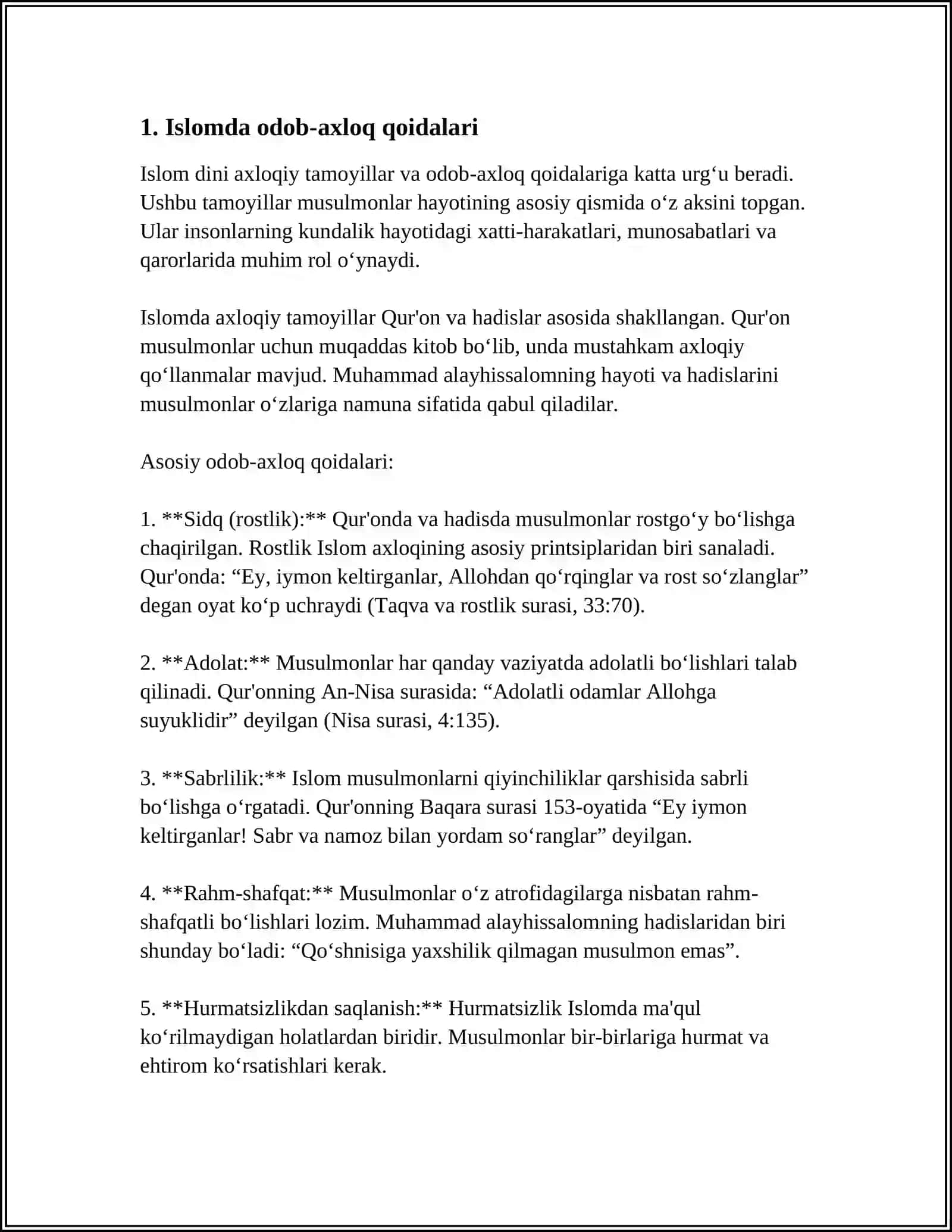 ISLOM DININING GÓZALLIGI 3