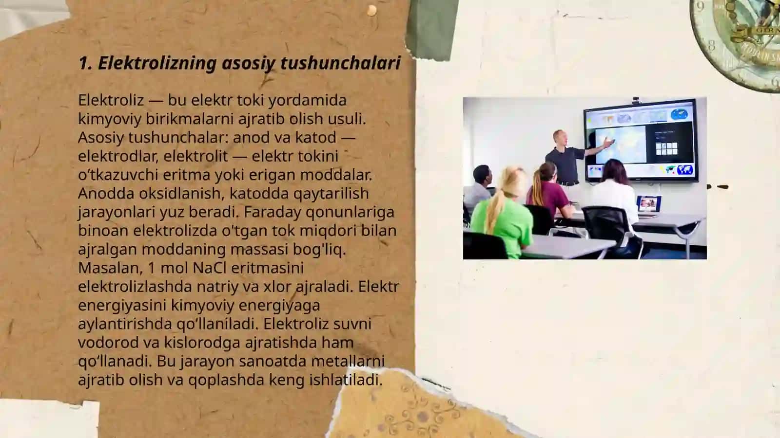 Elektrolizning asosiy tushunchalari 3