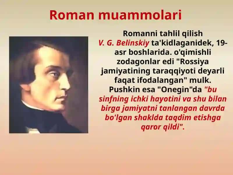 Roman "Evgeniy Onegin" 3