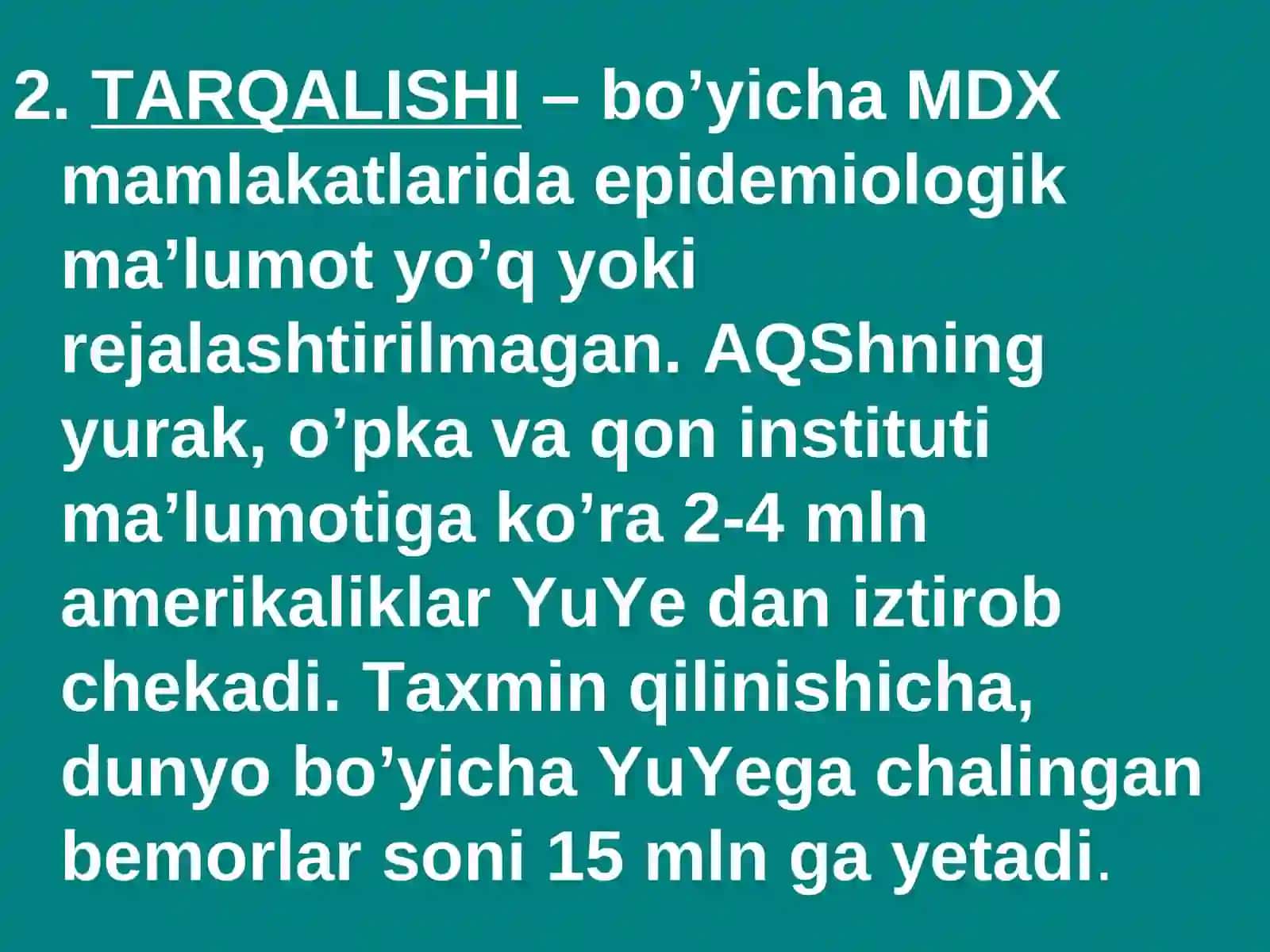 YURAKYETISHMOVCHILIGI 3