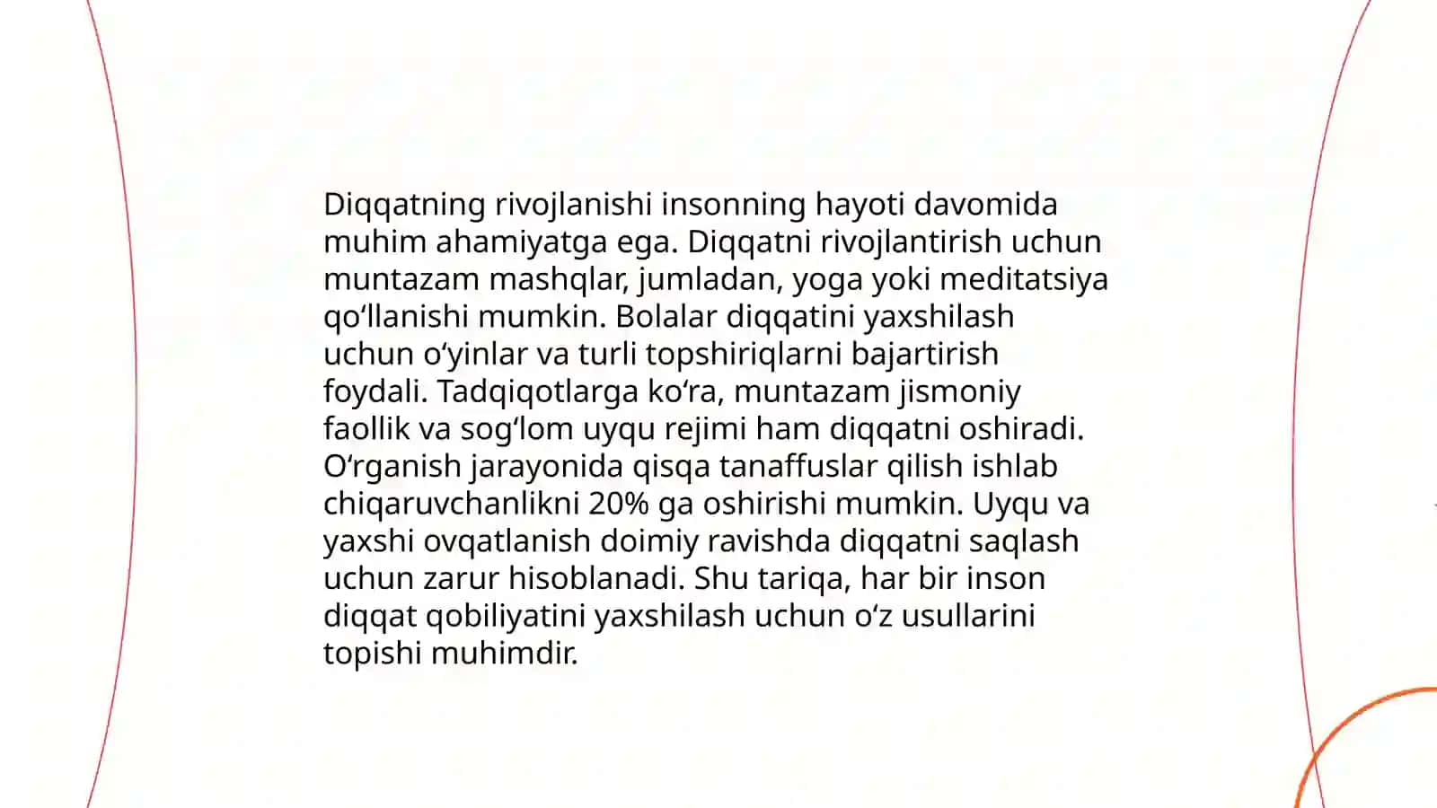 Kognitiv jarayonlarni shakllanishi 3