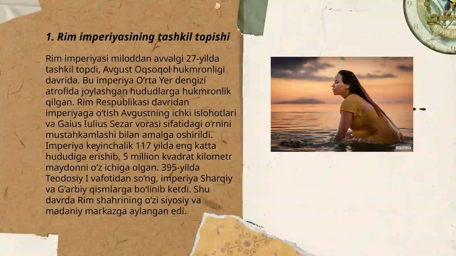 Rim imperiyasining oltin davri mavzusida taqdimot ishi 3