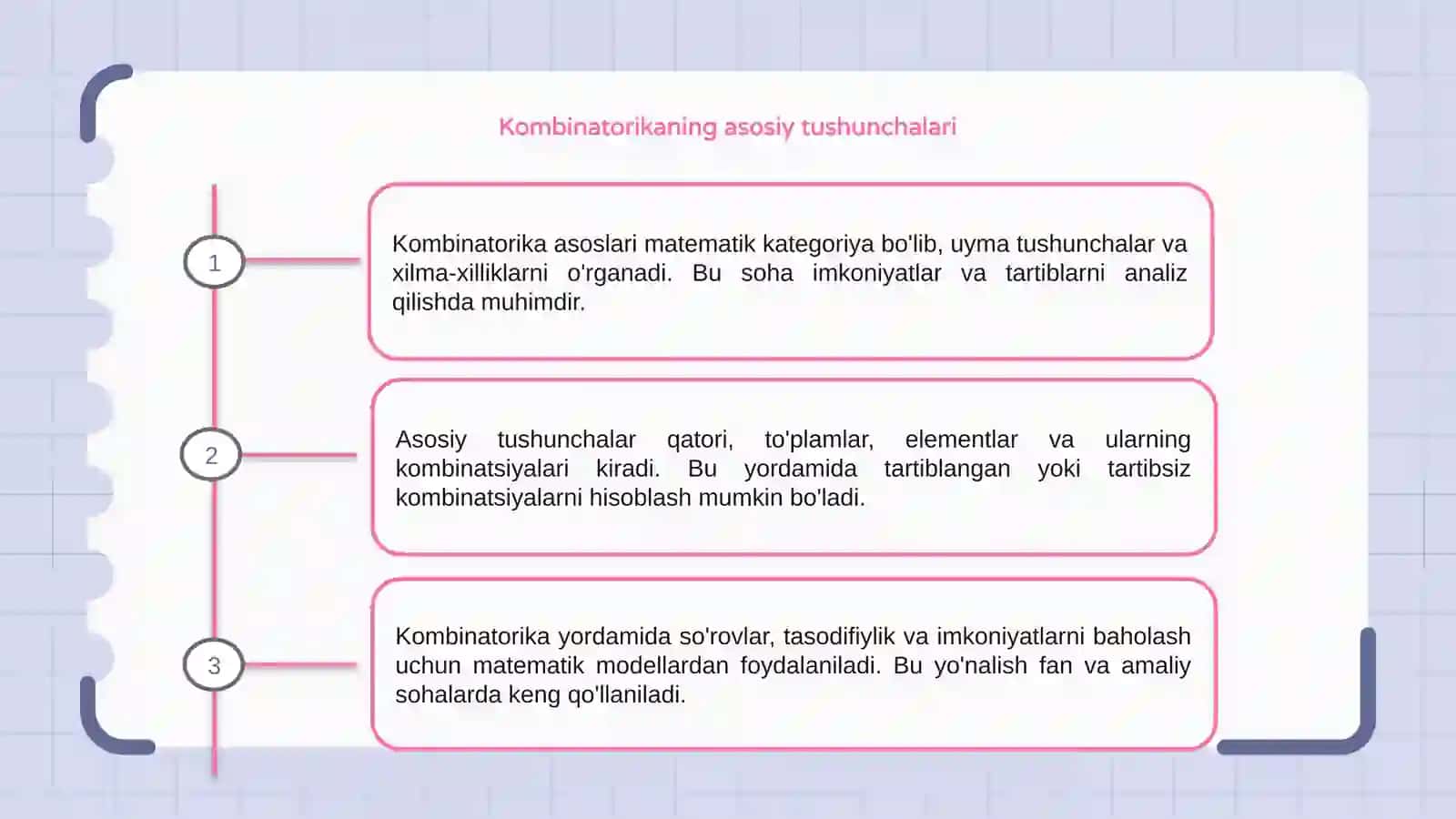 Kombinatorika asoslari 3