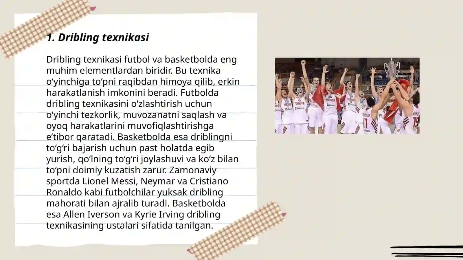 Dribling texnikasi 3