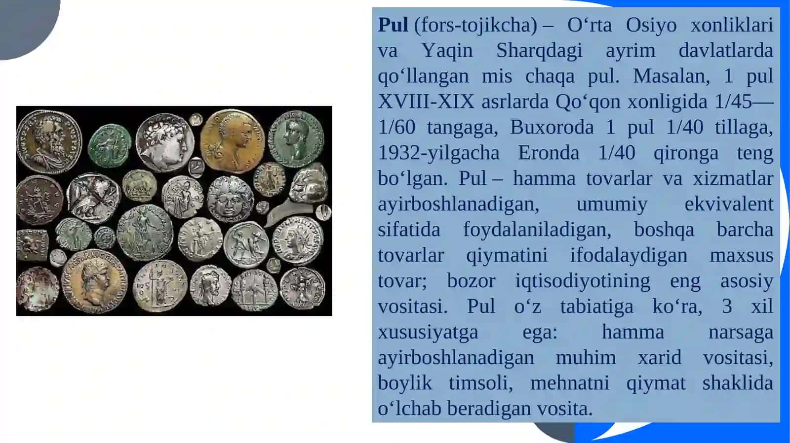 Pul bozorida muvozanat 3
