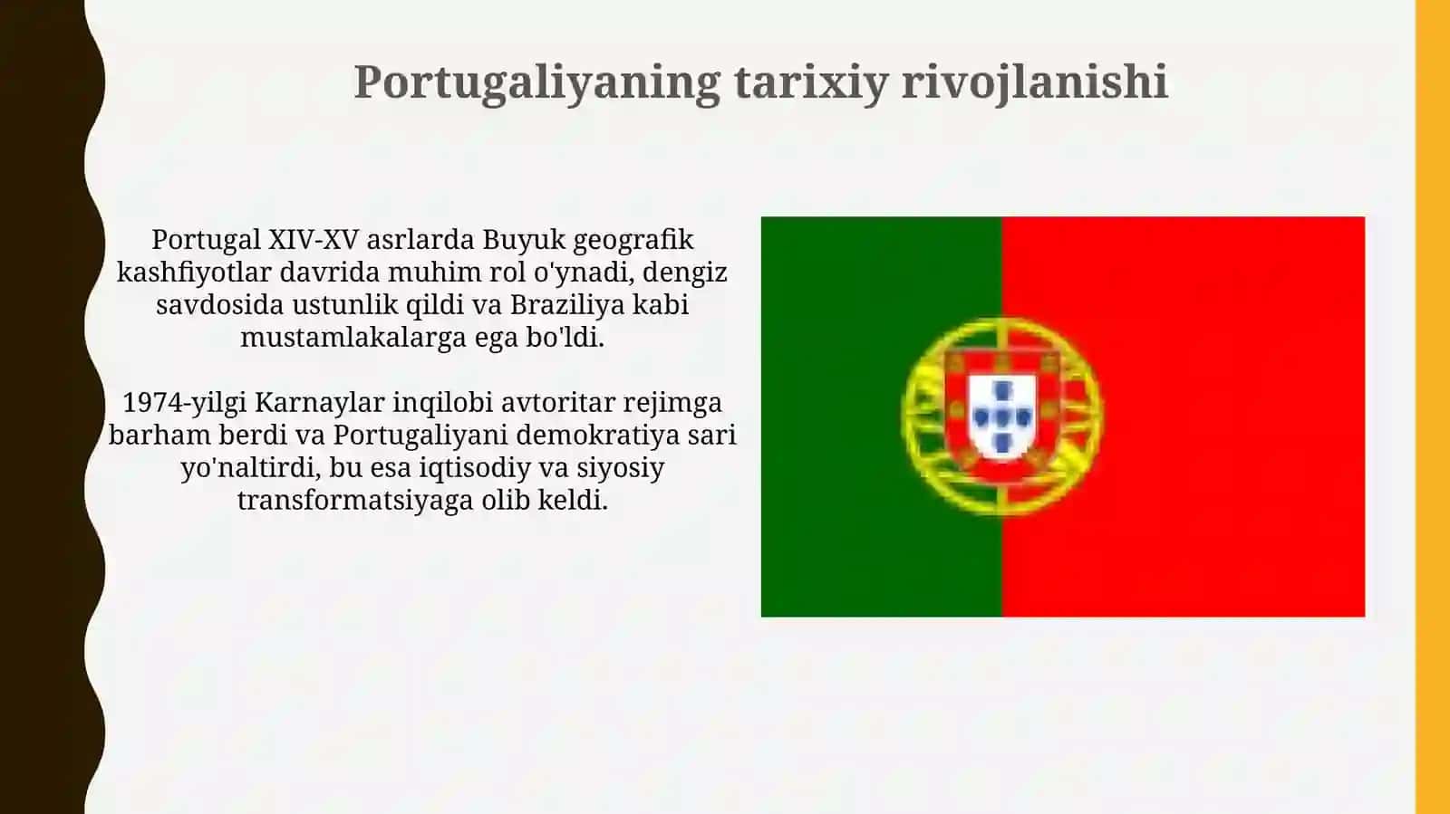Portugaliya davlatining iqtisodiy rivojlanishi 3