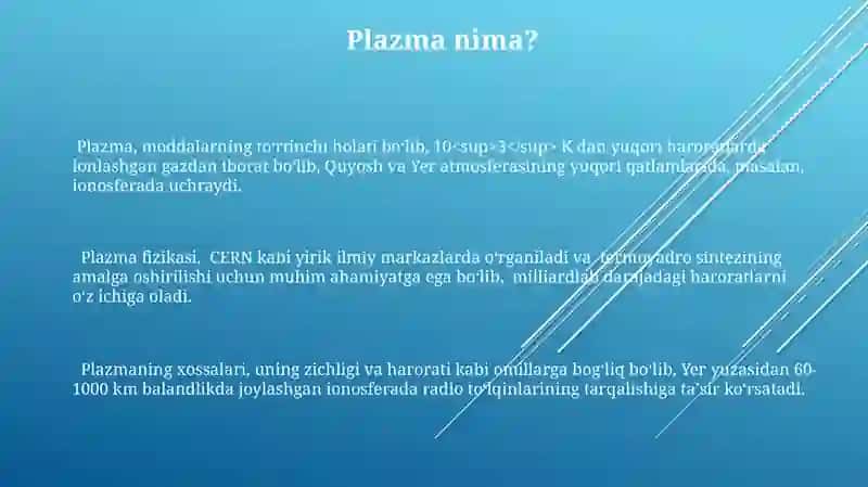 Plazma Fizikasi Uchun 3
