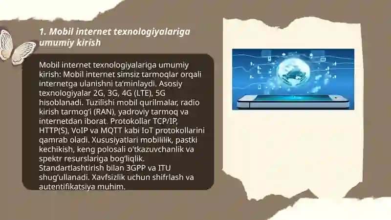 Mobil internet texnologiyalari 3