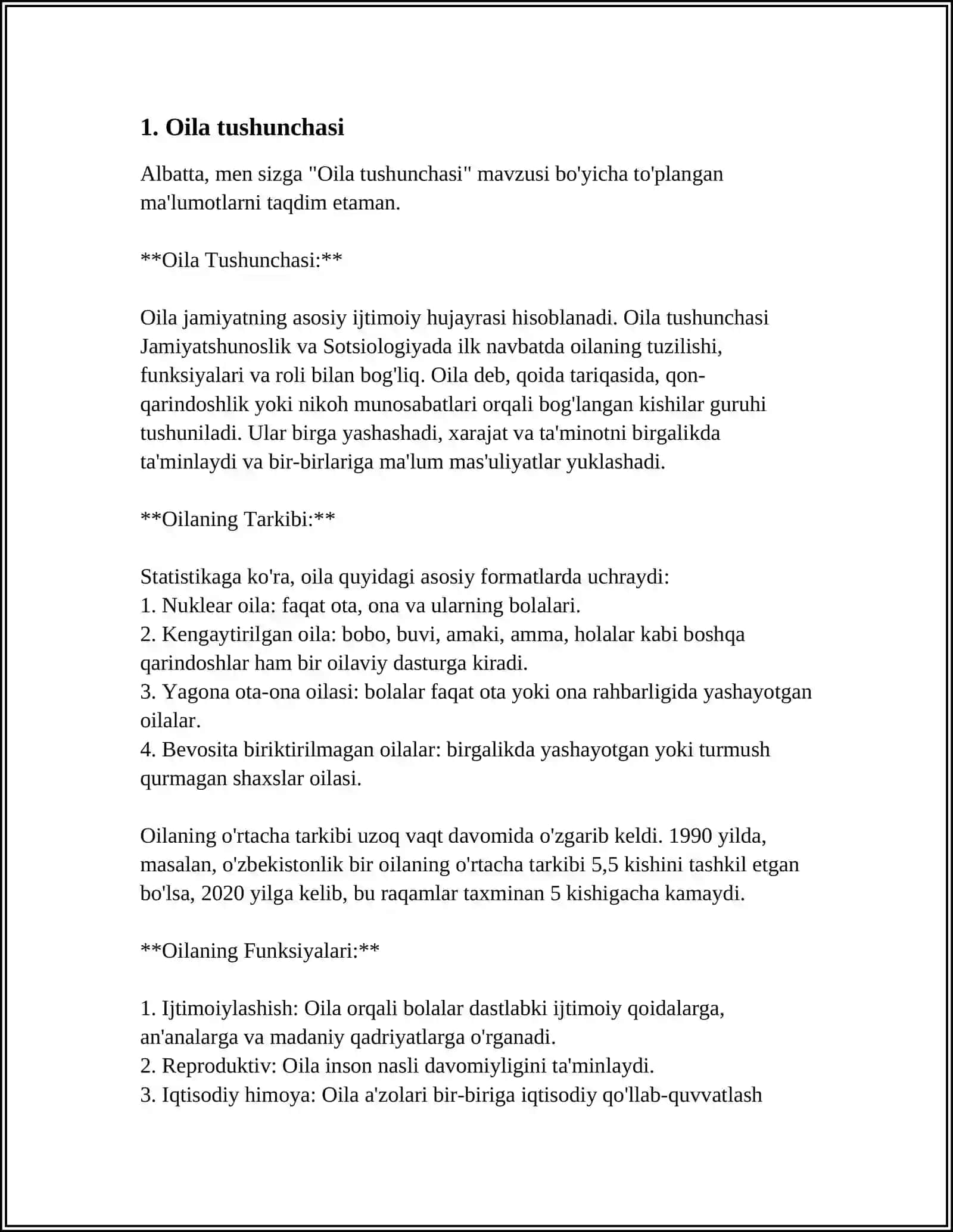 OILA VA UNING FUNKSIYALARI 3