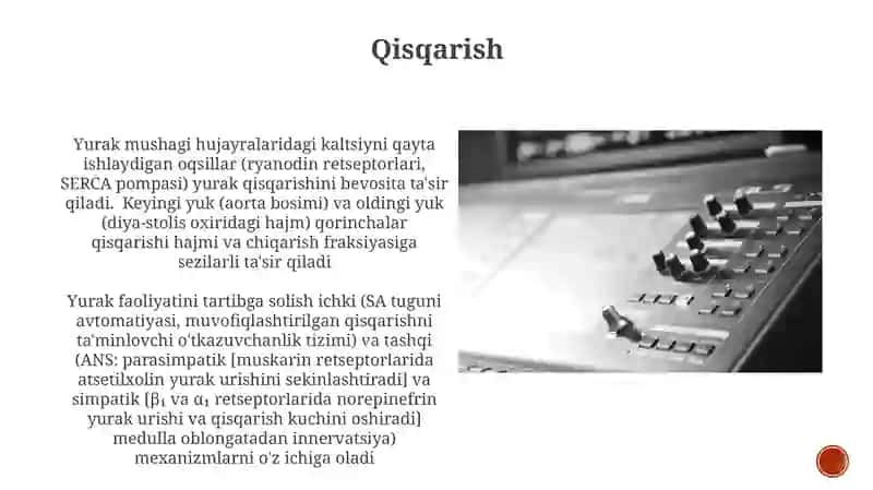 Yurak faoliyatini boshqarilishi 3