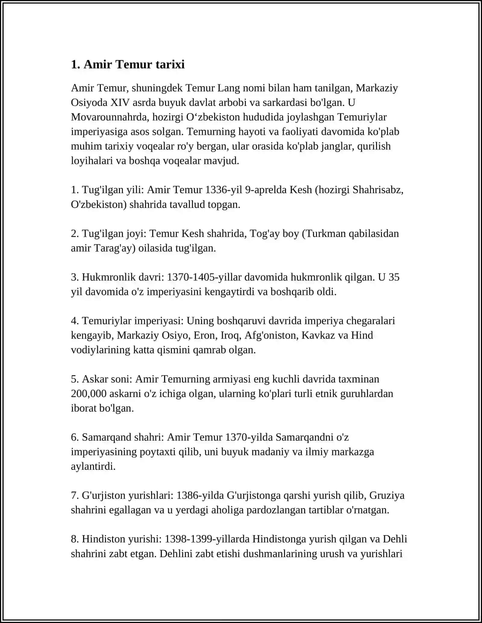 Amir Temur tarixi 3