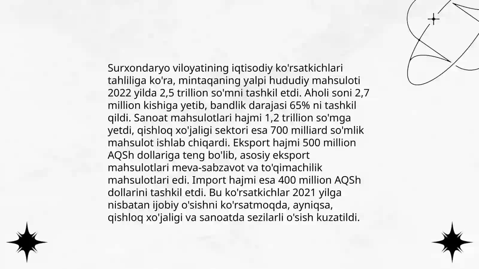Surxandaryo viloyatining 2022 -2025-yillar investitsiya taxlili 3