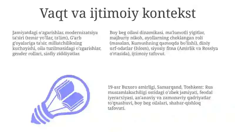 Abdulla Qodiriy "Oʻtgankunlar" romanitahlili 3