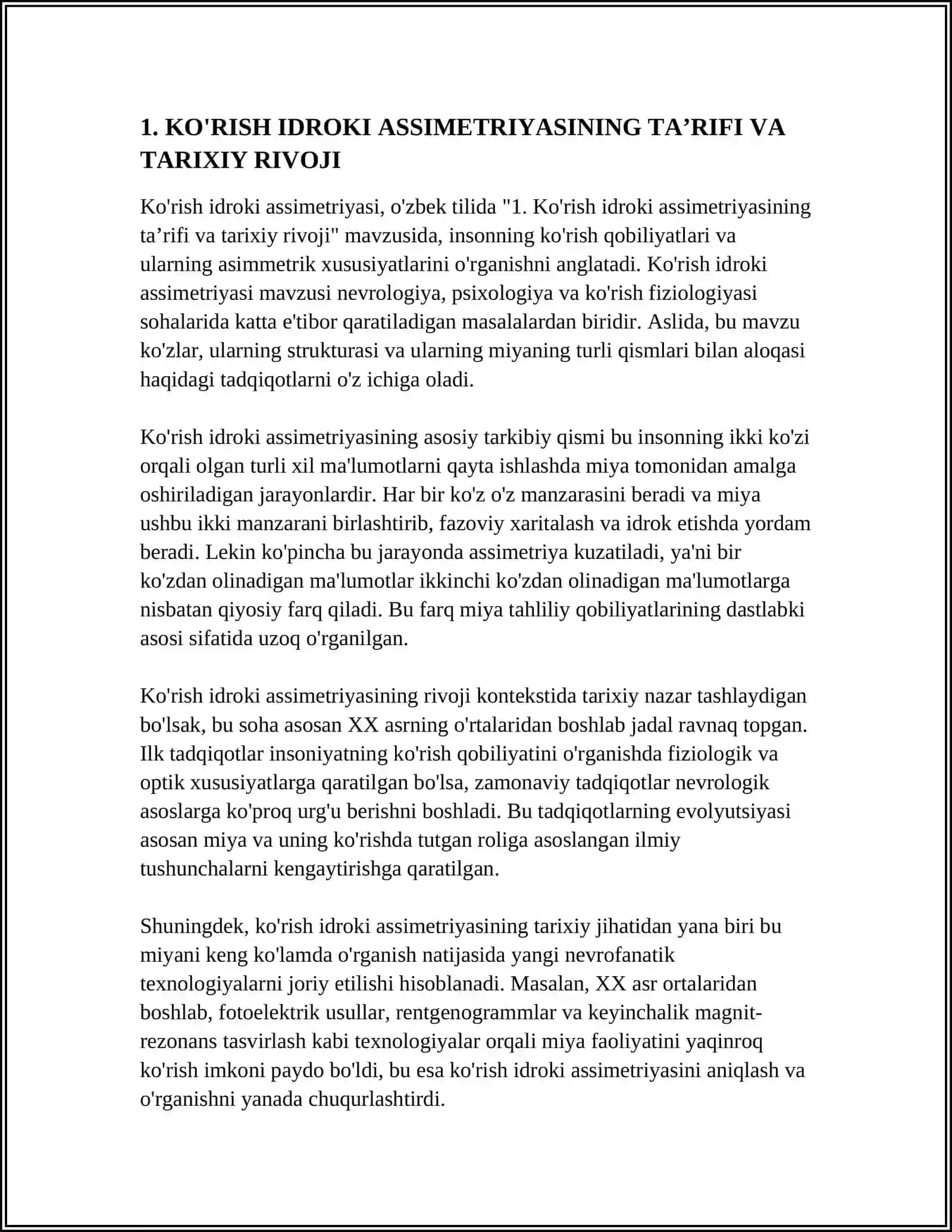 KO'RISH IDROKI ASSIMETRIYASI 3