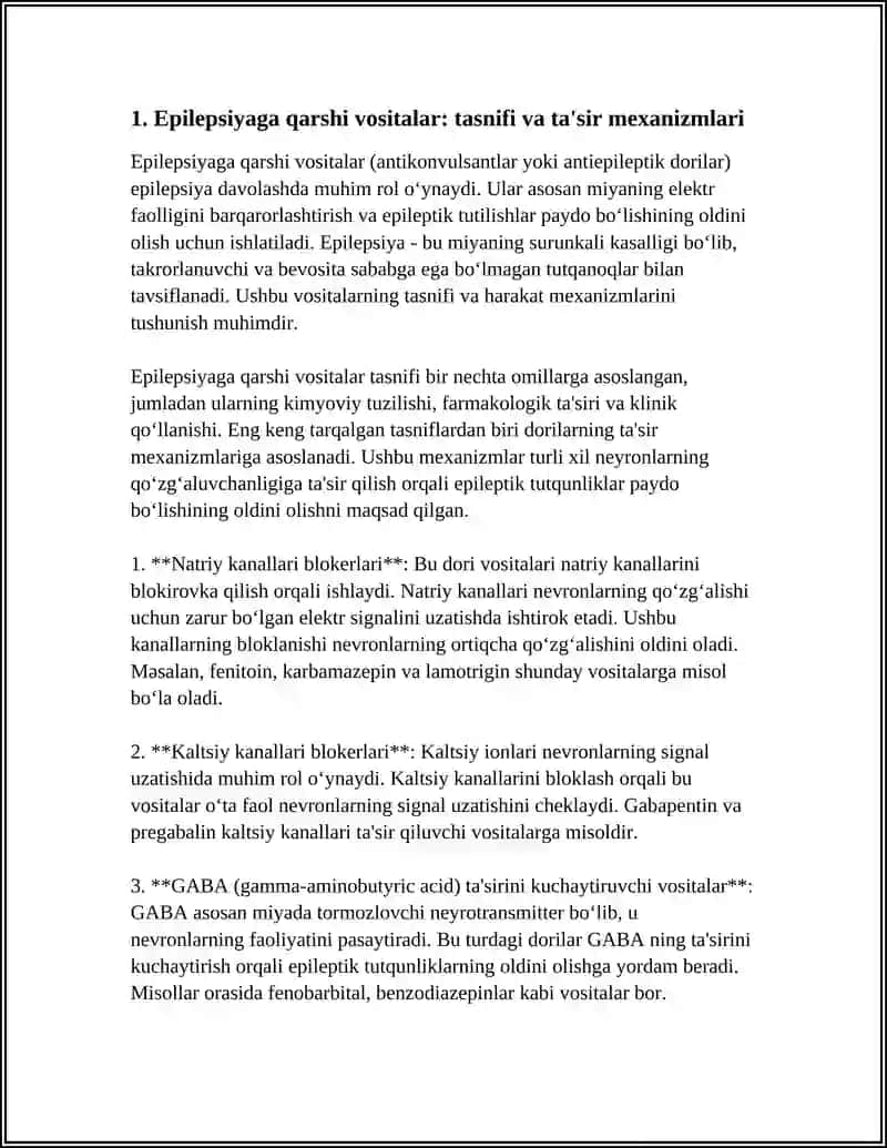 EPILEPSIYAGA QARSHI VOSITALAR 3