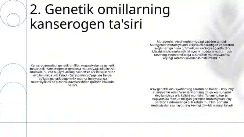 Genetik mutatsiyalar va atrof-muhitning ifloslanishi 3