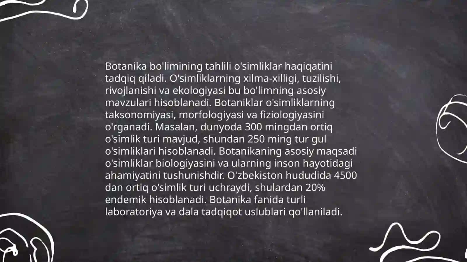 Botanika bo'limining tahlili 3