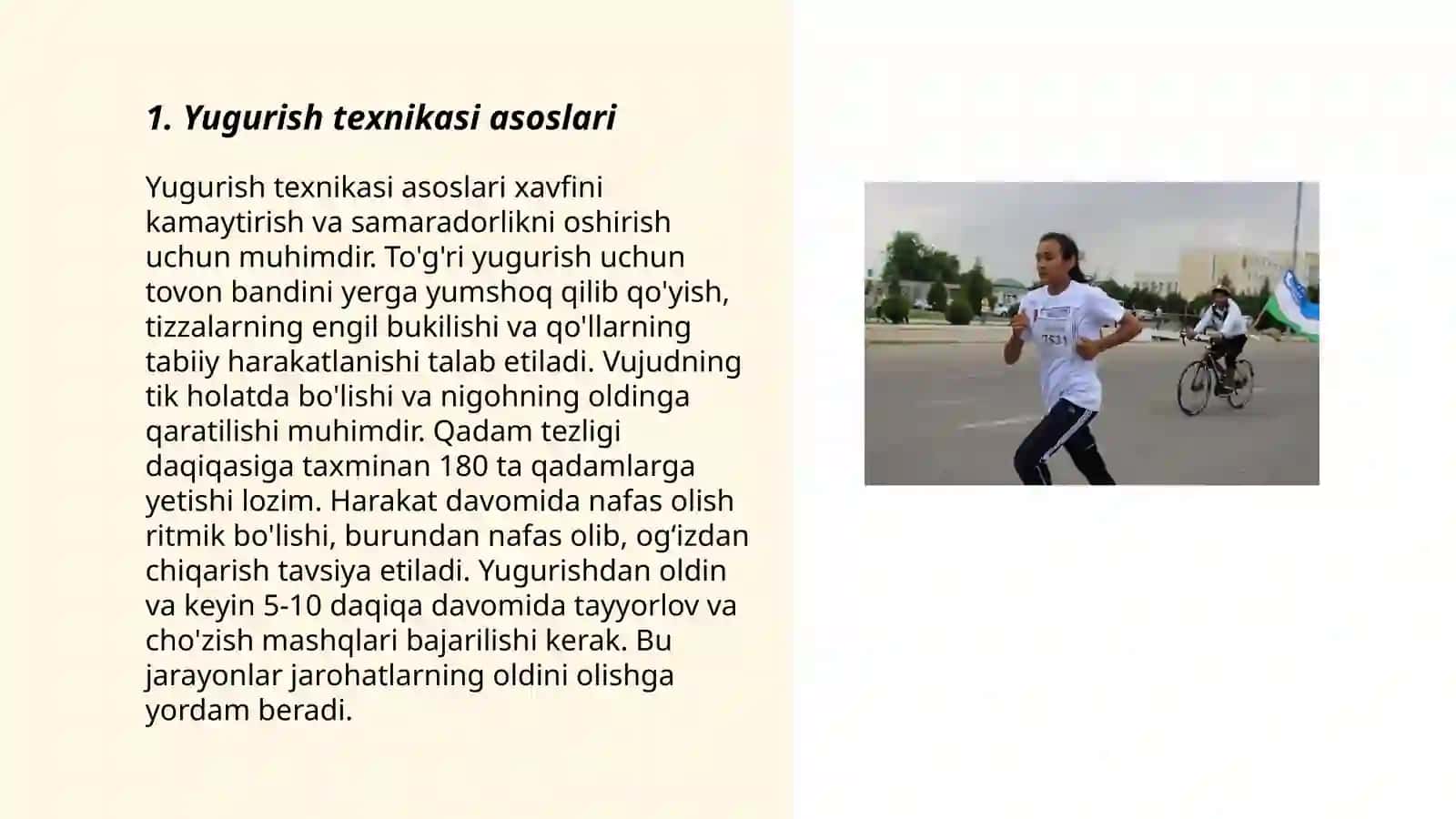 Yugurish texnikasi 3