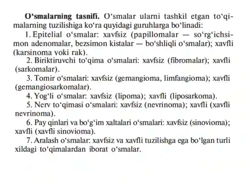 Xavfli o‘smalar haqida 3