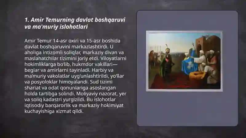 Amir Temur buyuk davlat arbobi 3
