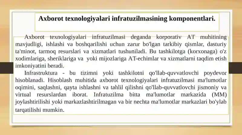 Axborot Texnologiya-larining Infratuzilmalari 3