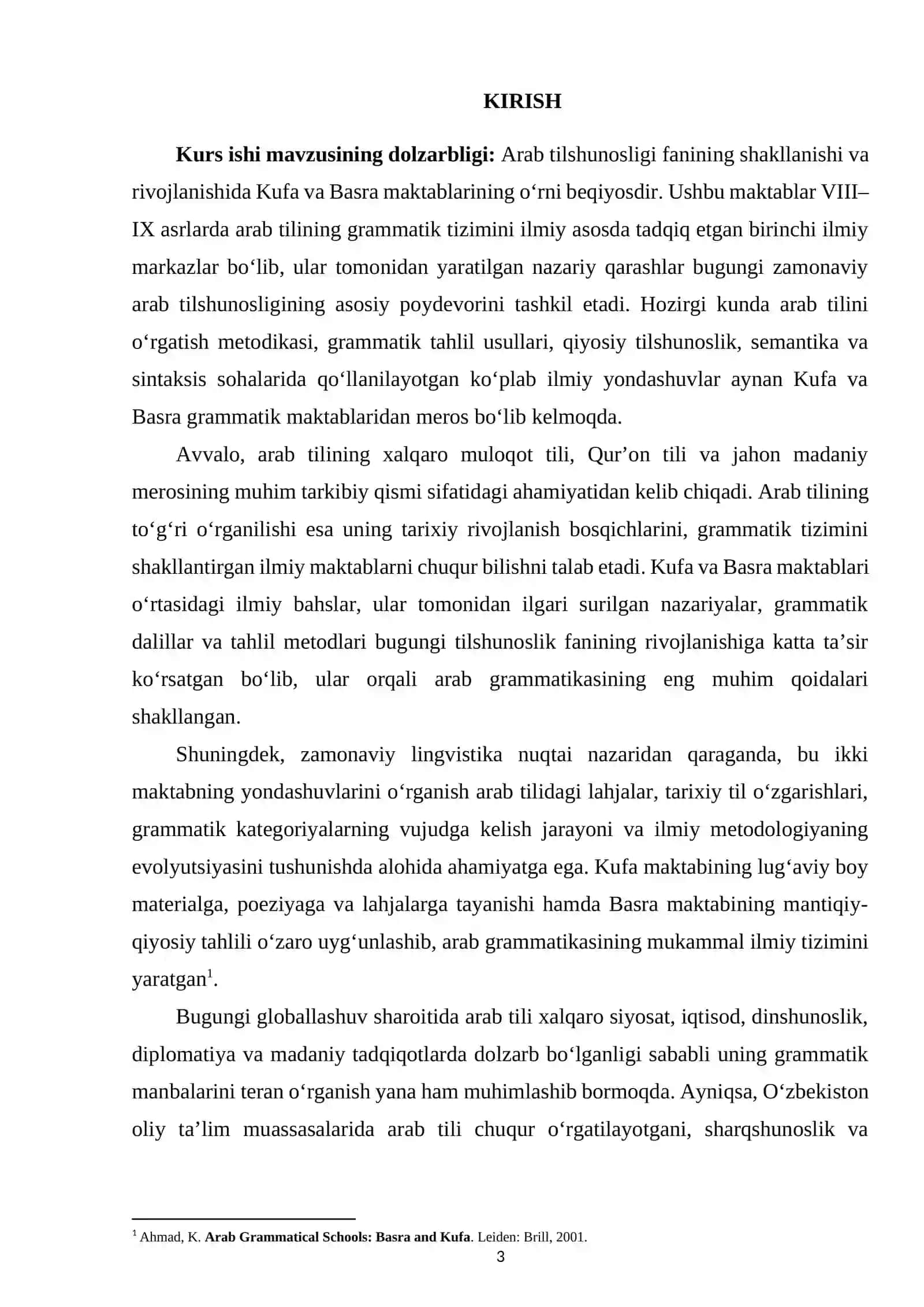 Arab tilshunosligining shakllanishi 3